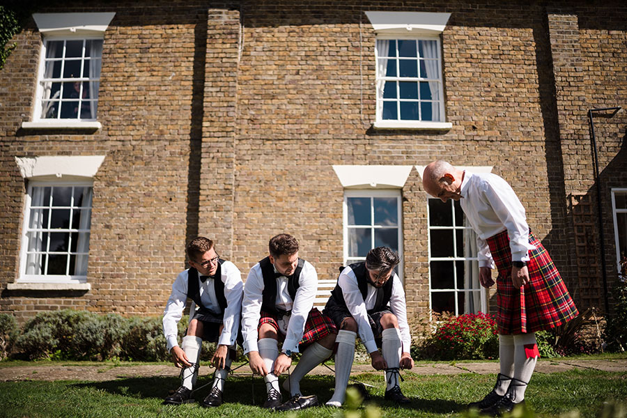 Groom Ushers at The Farmhouse - Simon Sky Photography Groom Ushers at The Farmhouse - Simon Sky Photography