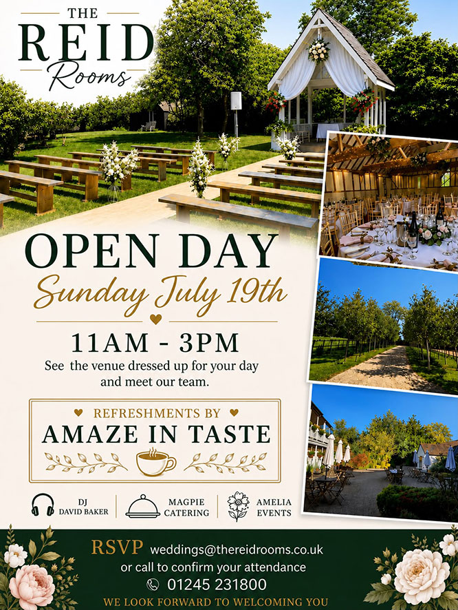 Open Day - Sunday 19th July 2026